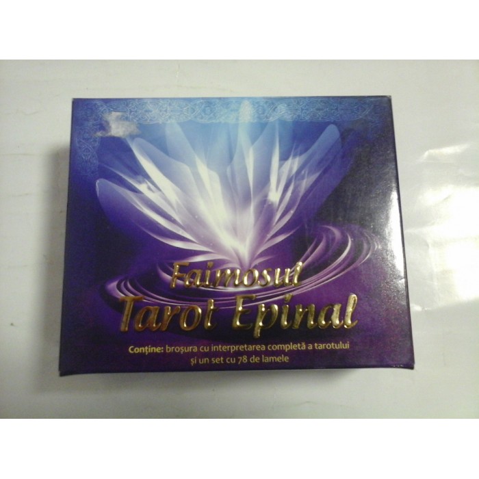   FAIMOSUL  TAROT  EPINAL  (La interior: Brosura, 22 lamele majore si 56 lamele minore) 